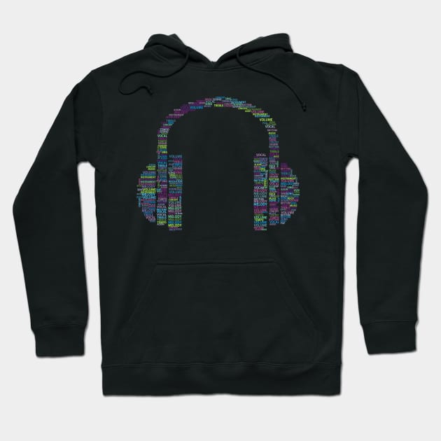 Headphones Hoodie by Njuguman